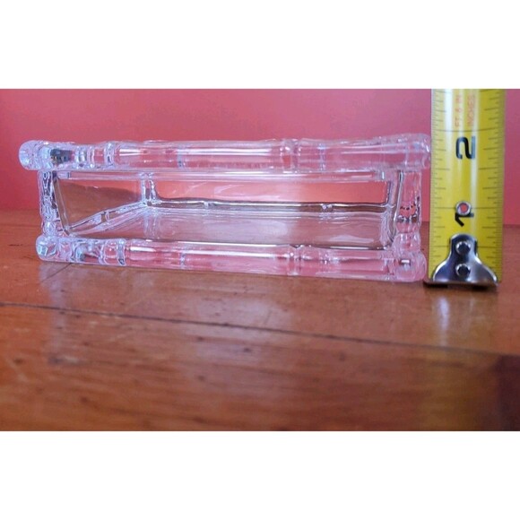 Tiffany & Co Crystal Placido Domingo 40 Year Commemorative Bamboo Trinket Box - Picture 4 of 8